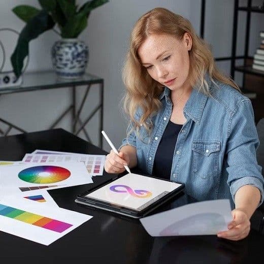 Человек работает